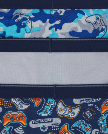 Calzoncillos Gamer para niños, paquete de 10