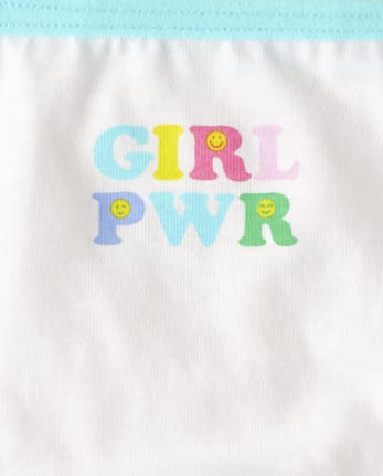 Girls Rainbow Briefs 10-Pack