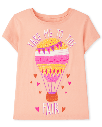 Camiseta gráfica de la feria de niñas
