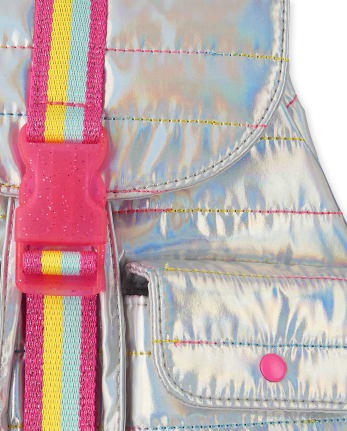 Girls Quilted Mini Backpack