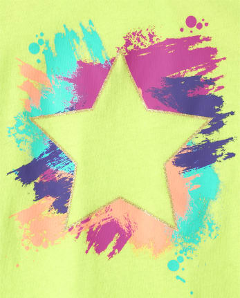 Girls Graphic Fringe Tank Top