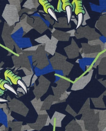 Boys Dino Snug Fit Cotton Pajamas