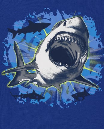 Lot de 2 pyjamas en coton ajustés Glow Shark Gamer pour garçon
