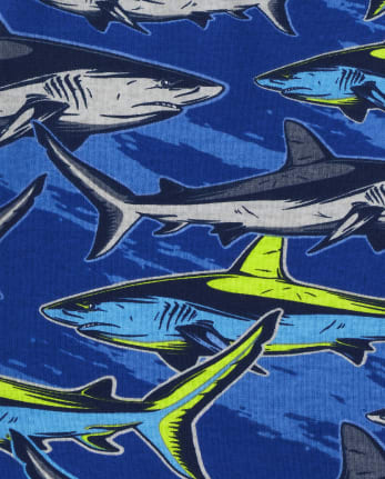 Lot de 2 pyjamas en coton ajustés Glow Shark Gamer pour garçon