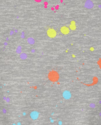 Camiseta sin mangas estampada con lazo en la parte delantera para niñas