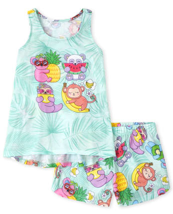 Girls Fruit Pajamas