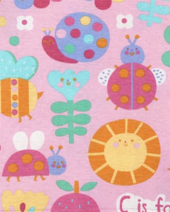 Pyjama en coton ajusté anti-insectes pour bébés et petites filles