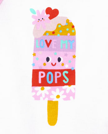 Lot de 2 pyjamas en coton ajustés Glow Love Popsicle pour bébés et petites filles