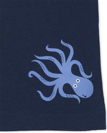 Toddler Boys Octopus 3-Piece Set