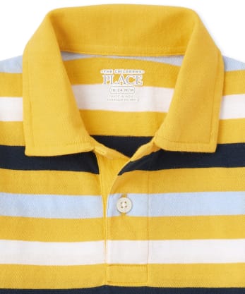 Baby And Toddler Boys Striped Polo