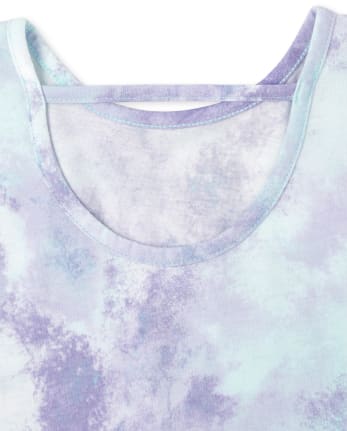 Girls Graphic Cut Out Top 2-Pack