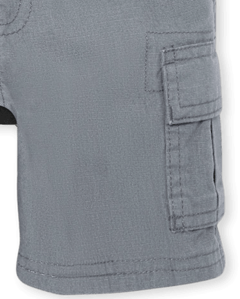 Baby And Toddler Boys Ripstop Pull On Cargo Shorts 2-Pack