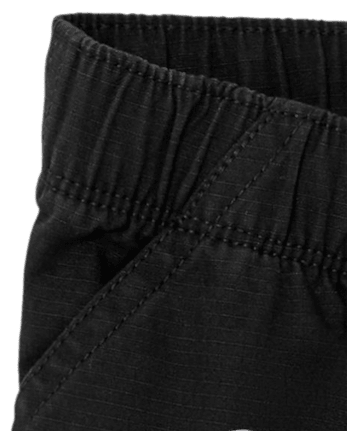 Baby And Toddler Boys Ripstop Pull On Cargo Shorts 2-Pack
