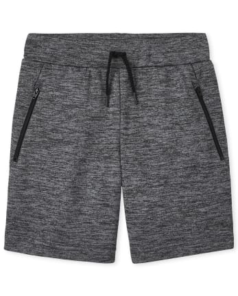 Boys Marled French Terry Shorts