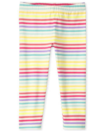Girls Print Capri Leggings