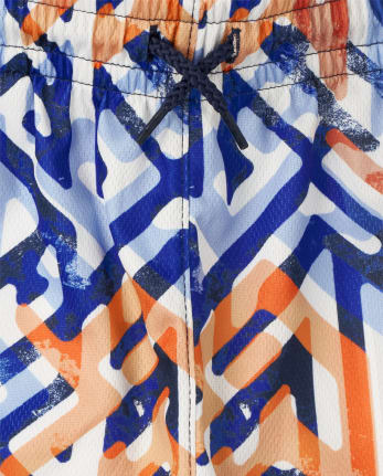 Shorts deportivos de baloncesto con estampado para niños
