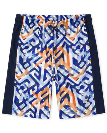 Shorts deportivos de baloncesto con estampado para niños