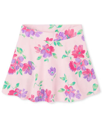 Girls Print Skort