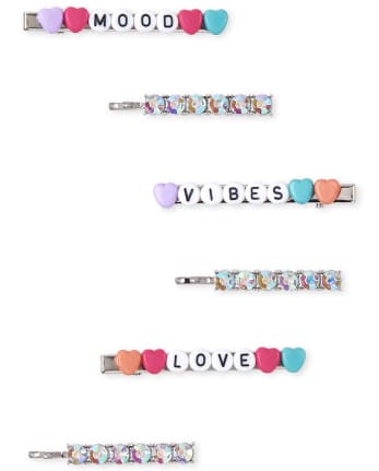 Girls Mood Hair Clip 6-Pack