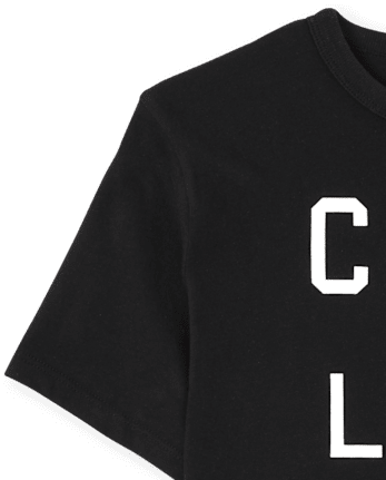 Camiseta gráfica unisex para niños a juego con la familia Cool Like Dad - BLACK