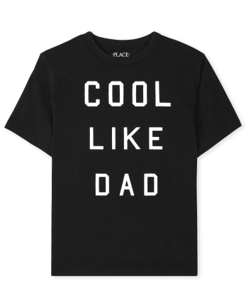 Unisex Kids Matching Family Cool Like Dad Graphic Tee