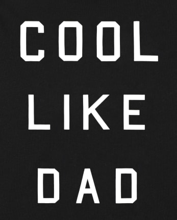 Unisex Baby And Toddler Matching Family Cool Like Dad Graphic Tee