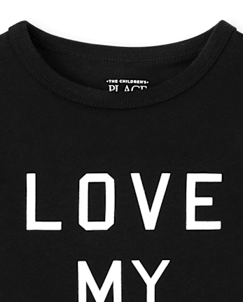 Baby And Toddler Matching Family Love My Mama Graphic Tee