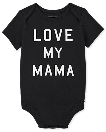 Baby Matching Family Love My Mama Graphic Bodysuit