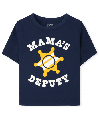 Baby And Toddler Boys Deputy Graphic Tee