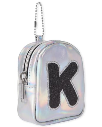 Girls Holographic Initial Backpack Pouch MULTI The Children s Place