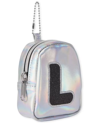 Girls Holographic Initial Backpack Pouch MULTI The Children s Place