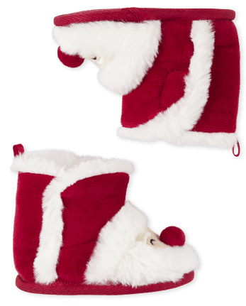 Unisex Baby Matching Family Santa Slippers