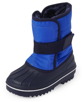 Toddler Boys Snow Boots | The Children's Place - CHARGERBLU