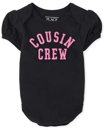 Body gráfico Cousin Crew para bebé niña