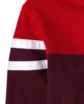 Boys Colorblock Hoodie Top