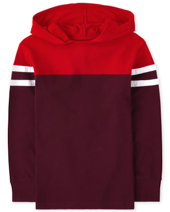Boys Colorblock Hoodie Top