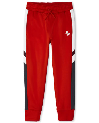 Boys Fleece Performance Colorblock Jogger Pants