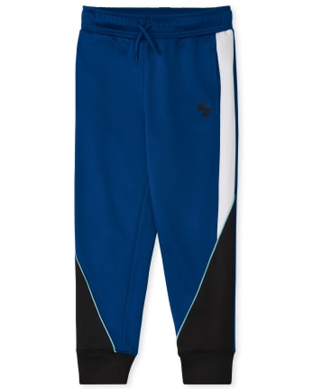 Boys Fleece Performance Colorblock Jogger Pants