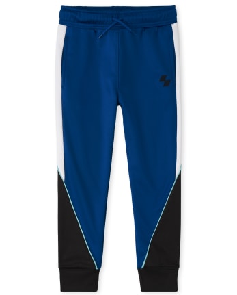 Boys Fleece Performance Colorblock Jogger Pants