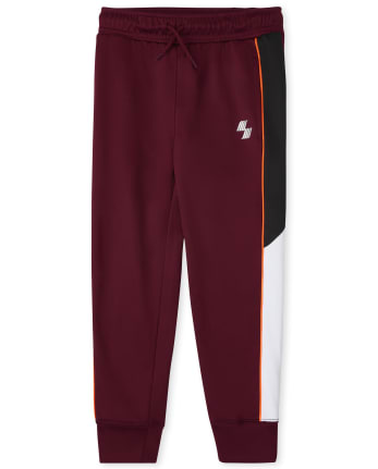 Pantalones jogger de polar Performance Colorblock para niños