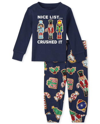 Unisex Baby And Toddler Nutcracker Snug Fit Cotton Pajamas