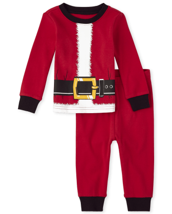 Pyjama unisexe en coton assorti pour bébé et tout-petit