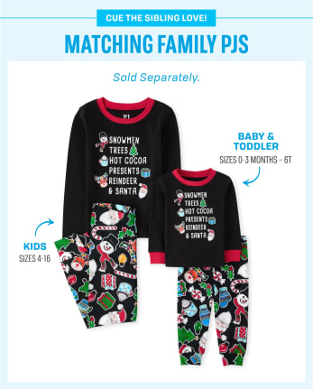 Unisex Baby And Toddler Holiday Magic Snug Fit Cotton Pajamas