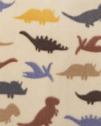 Baby And Toddler Boys Dino Fleece One Piece Pajamas