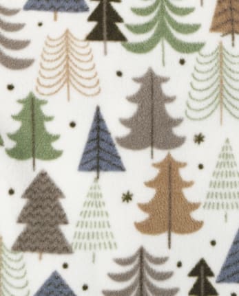 Pijama de una pieza de forro polar para bebés y niños pequeños Bear Forest, paquete de 2