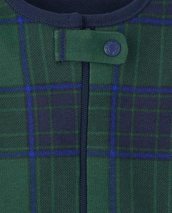 Baby And Toddler Boys Bear Snug Fit Cotton One Piece Pajamas 3-Pack