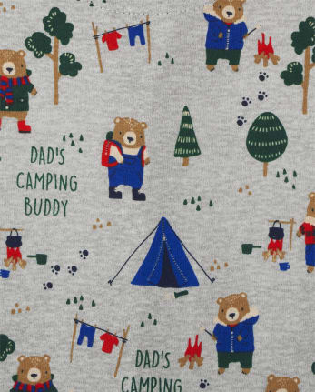 Baby And Toddler Boys Bear Snug Fit Cotton One Piece Pajamas 3-Pack