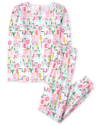 Womens Adult Mommy And Me Make it Merry Snug Fit Cotton Pajamas
