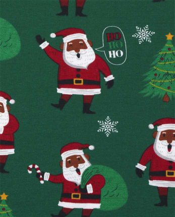 Unisex Kids Matching Family Santa Snug Fit Cotton Pajamas