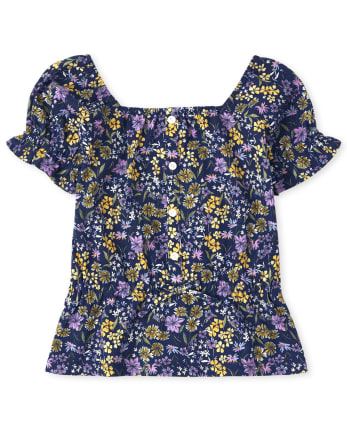 Top Peplum Estampado Niñas